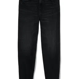 American Eagle Outfitters Charcoal Black Cotton Mid Rise Jeans image 3