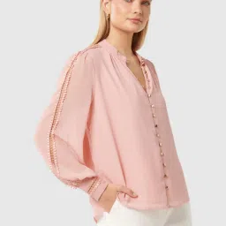 Forever New Soft Blush Regular Fit Top image 3