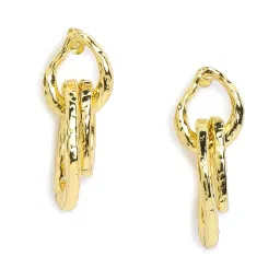 Accessorize London Interlocking Drop Earrings image 3