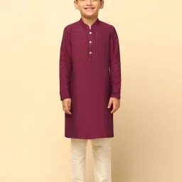 KISAH Multicolor Floral Full Sleeves Kurta, Sherwani with Pyjamas image 3