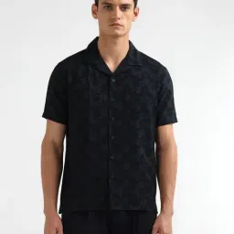 Arrow New York Green Floral Regular Fit Shirt-image-99