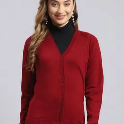 Monte Carlo Women Woollen Cardigan-image-53