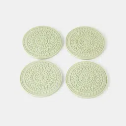 Fabindia Green Stone Coasters - Set of 4 image 2