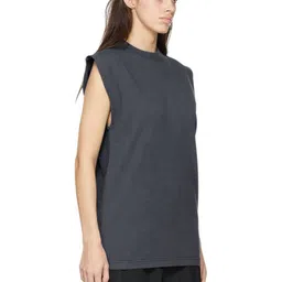 NOTWILD Women Solid Round Neck Cotton T-shirt-picture-26