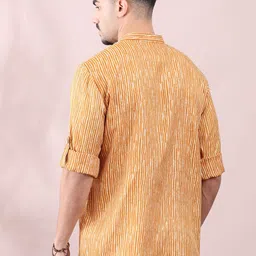 FILORI STUDIO Men Striped Kurta image 2