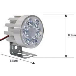 Cartronics Round 6 LED Motorcycle Light Bike Fog Lamp for Hero Ignitor image 3