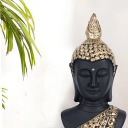 Zart Black Buddha Idol Showpiece-image-72