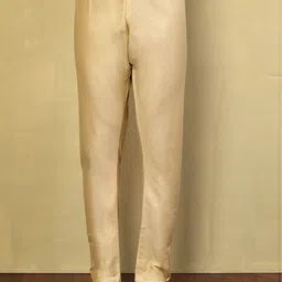 Arihant Rai Sinha Mandarin Collar Thread Work Pure Cotton Straight Kurta With Pyjamas image 3