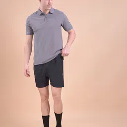 DCYPHR Men Mid-Rise Mono Flex Regular Fit Sports Shorts image 2