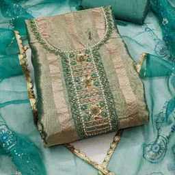 KIMISHA Organza Unstitched Dress Material-picture-30