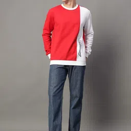 OPERATIVE Men Colourblocked Sweatshirt image 2
