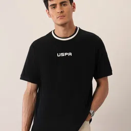 U.S. Polo Assn. Denim Co. Round Neck Relaxed Fit Pure Cotton T-Shirt-picture-52