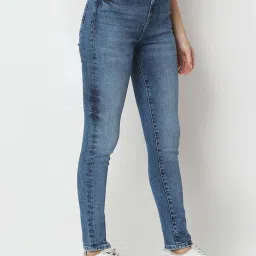 SPYKAR Blue Solid Jeans image 3