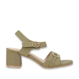 Allen Solly Women's Green Ankle Strap Sandals-picture-34