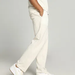 Puma x one8 Off White Regular Fit Cotton Overlay Trackpants image 3