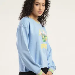 Levi's Blue Regular fit Printed Sweatshirt image 3