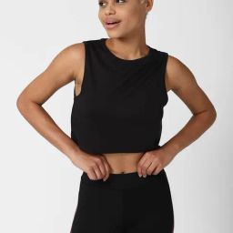 Forever 21 Black Regular Fit Cropped Top-picture-48