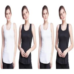 Dollar Missy Black & White Cotton Camisole (Pack of 4)-picture-23