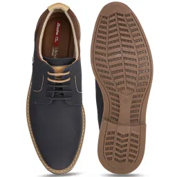 Bata Men's Blue Derby Shoes image 3