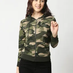 Pepe Jeans Green Printed Hoodie-picture-17