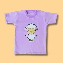 Tippy Top Kids Lavender Self Design T-Shirt image 3