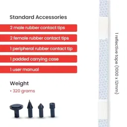 Systems Tech HTM-890 Tachometer, Reflective Tapes & Rubber Tips Set image 5