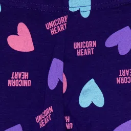 Bodycare Girls Purple Regular Fit Slim Fit Leggings image 3