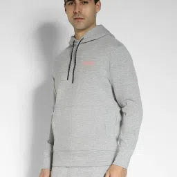 American Eagle Outfitters Grey Regular Fit Hooded Sweatshirts image 3