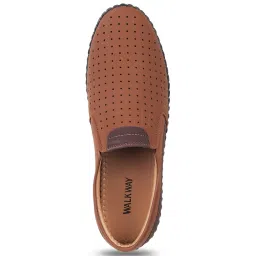 Walkway Men's Tan Casual Loafers image 3