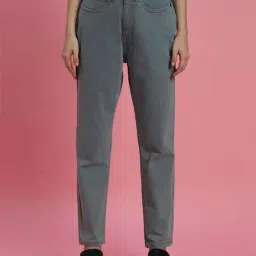 Forever 21 Blue Cotton Mid Rise Jeans-image-12