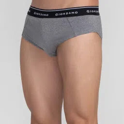 Giordano Grey & Black Briefs - Pack of 2 image 3