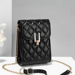 StyleCast Textured Quilted Structured Sling Bag-image-67