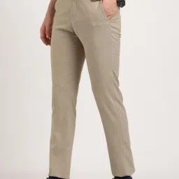 Turtle Dark Beige Slim Fit Trousers image 3