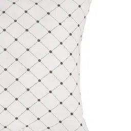 HOSTA HOMES White & Black Cotton Cushion Fillers (Filled with Microfibre) - Set of 2 image 3