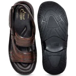 Allen Cooper Men's Brown Back Strap Sandals image 3