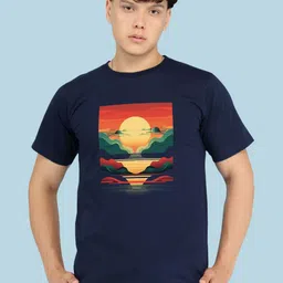 BRAWNY BATTLER Men Graphic Printed Round Neck T-shirt-picture-28