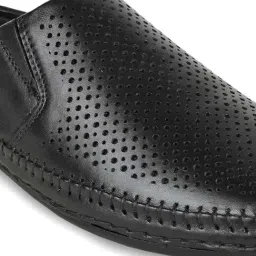 Regal Men's Black Mule Shoes image 4