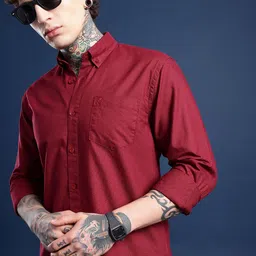 BS BLUE SQUAD Men Slim Fit Casual Shirt-image-35