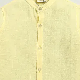 Zip Zap Zoop Boys Yellow Regular Fit Shirt image 3
