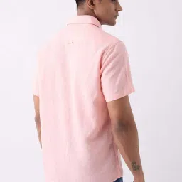 Spykar Pink Slim Fit Shirt image 2