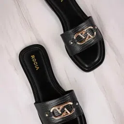 Rocia by Regal Women's Black Casual Sandals-picture-32