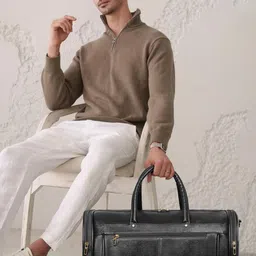 Leather World Large Casual Duffel Bag image 2