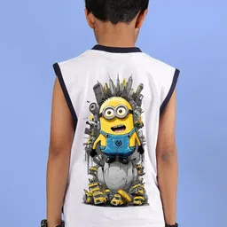 WEARDUDS Unisex Kids Humour and Comic Printed Round Neck Cotton Relaxed Fit Tshirts-picture-19