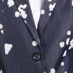 Talethread Printed Pure Premium Cotton Single-Breasted Casual Blazer image 4