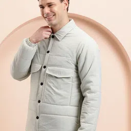 Mast & Harbour Spread Collar Padded Jacket image 4