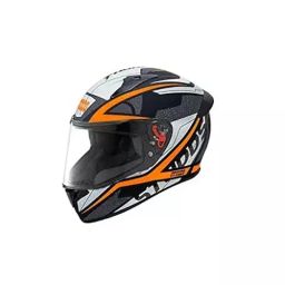 Studds N10 Matt Black Large (580 mm) Full Face Helmet, Thunder D4 Decor-picture-47