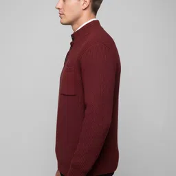Mast & Harbour Men Cable Knit Pullover image 3