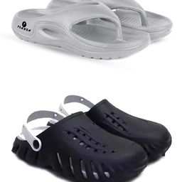 PENNEN Pack Of 2 Clogs & Thong Flip-Flops-picture-23