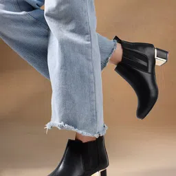 Chemistry Women Casual Block-Heeled Regular Boots-picture-31