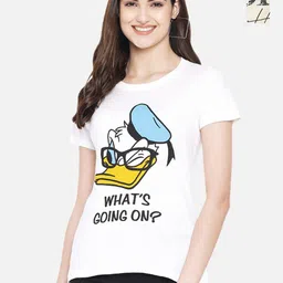 Dreambe Women Typography Printed T-shirt-picture-20